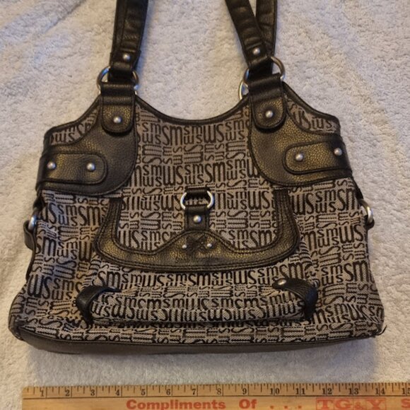 Stone Mountain Signature Medium Shoulder Bag, Double Handle. - Picture 8 of 8